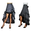 Black Or Gray Pinstripe Victorian Steampunk Ruffle Skirt Reg& Plus Sizes Black Or Gray Pinstripe Victorian Steampunk Ruffle Skirt Reg& Plus Sizes