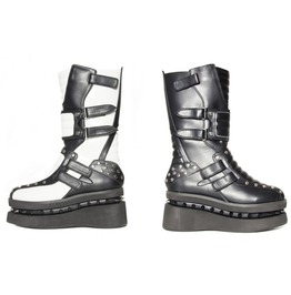 Storm Trooper White Black Glam Visual Kei Platform Space Boots $9 To Ship Storm Trooper White Black Glam Visual Kei Platform Space Boots $9 To Ship