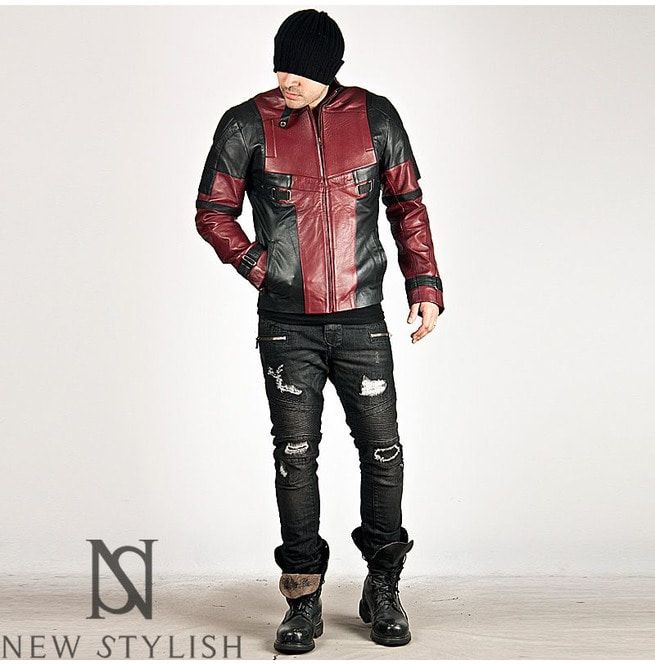 Black And Red Contrast Futuristic Slim 