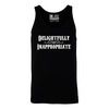 () Barfly Apparel "Delightfully Inappropriate" Men's Black Tank () Barfly Apparel "Delightfully Inappropriate" Men's Black Tank