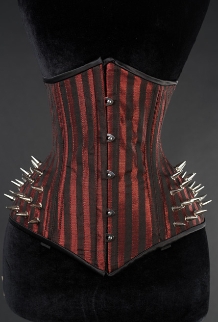 rebelsmarket_steel_boned_red_black_striped_spike_underbust_extreme_corset_9_to_ship_bustiers_and_corsets_4.jpg