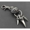 Punk Rock Vintage Sharp Claw Skull Metal Hook Key Chains Punk Rock Vintage Sharp Claw Skull Metal Hook Key Chains