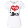 Pins & Bones Women's I Heart Boys With Tattoos Retro Vintage White T Shirt Pins & Bones Women's I Heart Boys With Tattoos Retro Vintage White T Shirt
