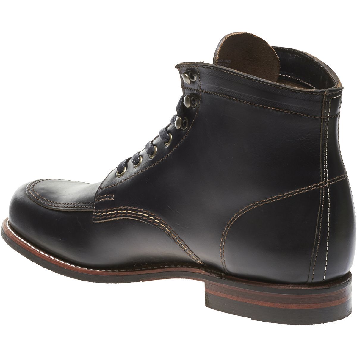 high ankle leather boots for men