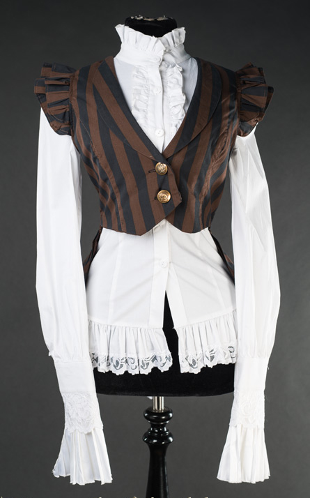 rebelsmarket_ladies_black_brown_striped_steampunk_waist_coat_vest_9_cheap_shipping_standard_tops_3.jpg