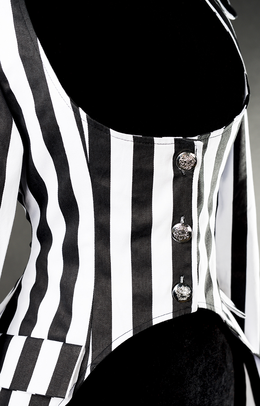 rebelsmarket_ladies_black_white_striped_victorian_gothic_tail_coat_jacket_9_to_ship_jackets_5.jpg