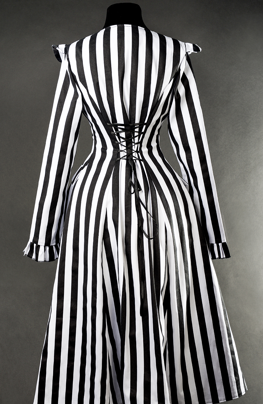 rebelsmarket_ladies_black_white_striped_victorian_gothic_tail_coat_jacket_9_to_ship_jackets_5.jpg