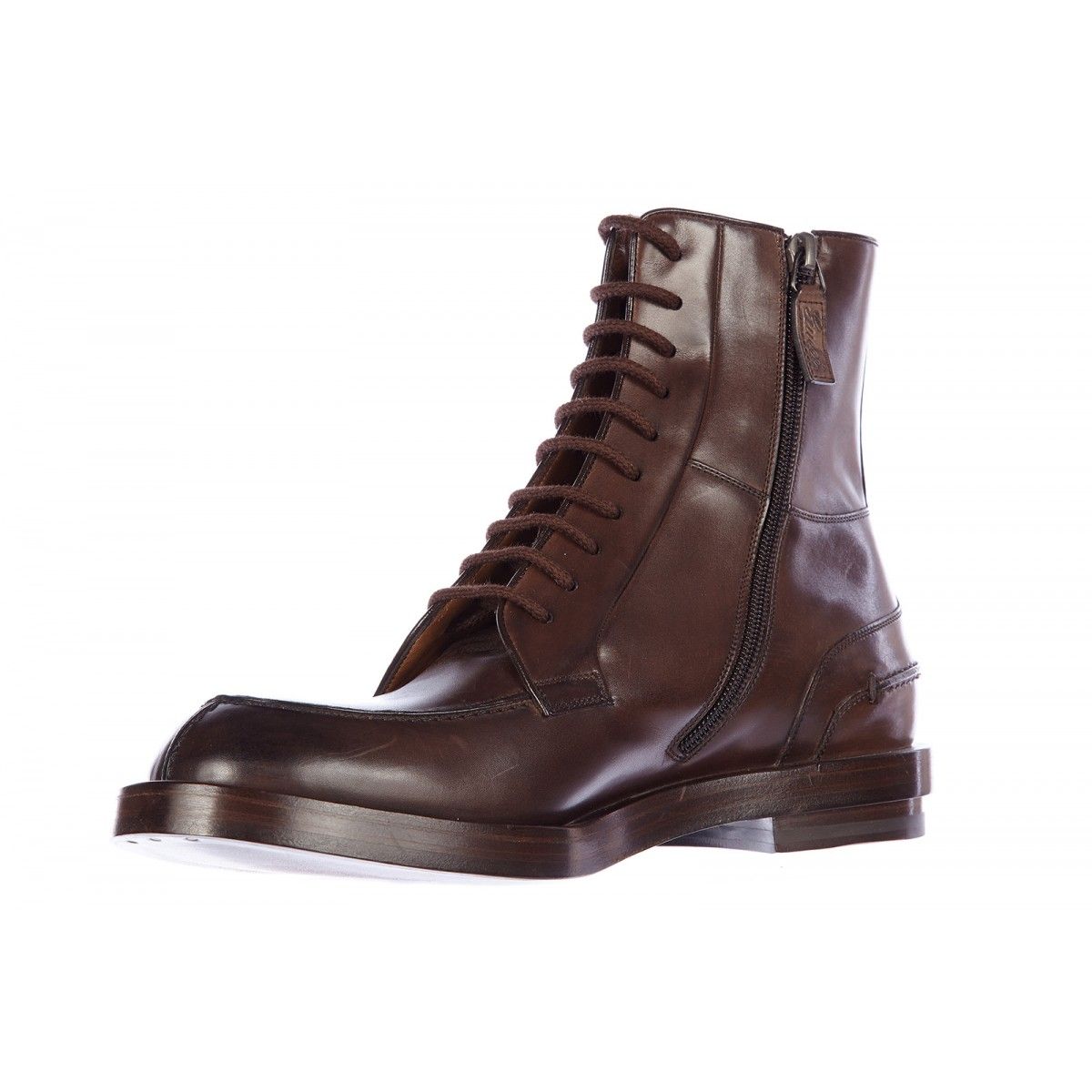 mens dark brown lace up boots