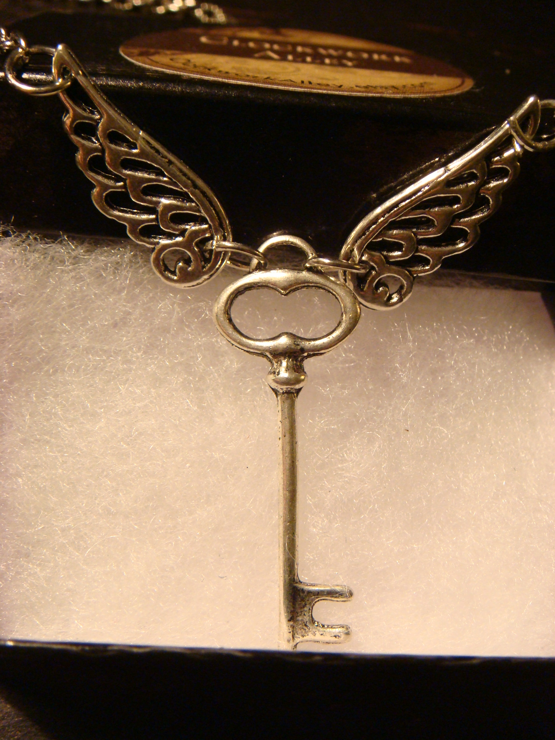 Flying Key Necklace Necklace Antique Silver 16337