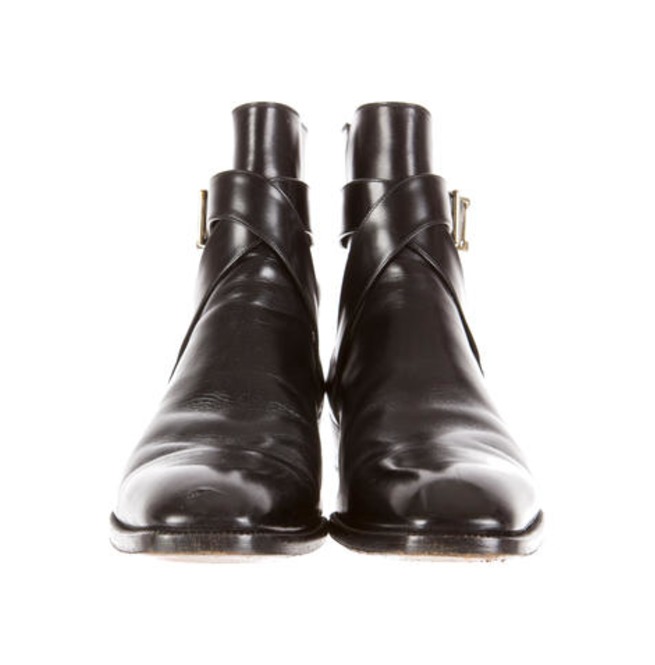 Handmade Mens Black Leather Boots, Men Black Jodhpurs RebelsMarket