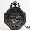 Steampunk Devil Octagon Skeleton Mechanical Halloween Style Pocket Watch Steampunk Devil Octagon Skeleton Mechanical Halloween Style Pocket Watch