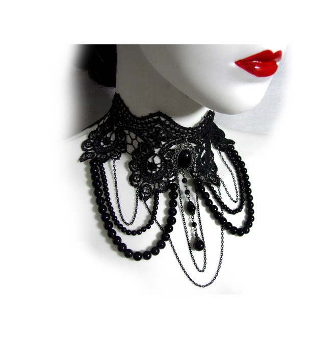 Gothic Necklace,Choker, Dark,Vampire RebelsMarket