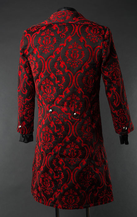 rebelsmarket_mens_red_black_brocade_victorian_gentleman_tailcoat_9_to_ship_worldwide_jackets_5.jpg
