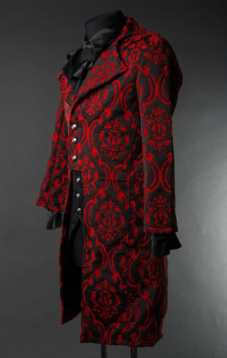 rebelsmarket_mens_red_black_brocade_victorian_gentleman_tailcoat_9_to_ship_worldwide_jackets_2.jpg
