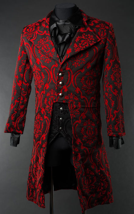 rebelsmarket_mens_red_black_brocade_victorian_gentleman_tailcoat_9_to_ship_worldwide_jackets_4.jpg
