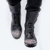 Military vintage biker boots 20 mens boots