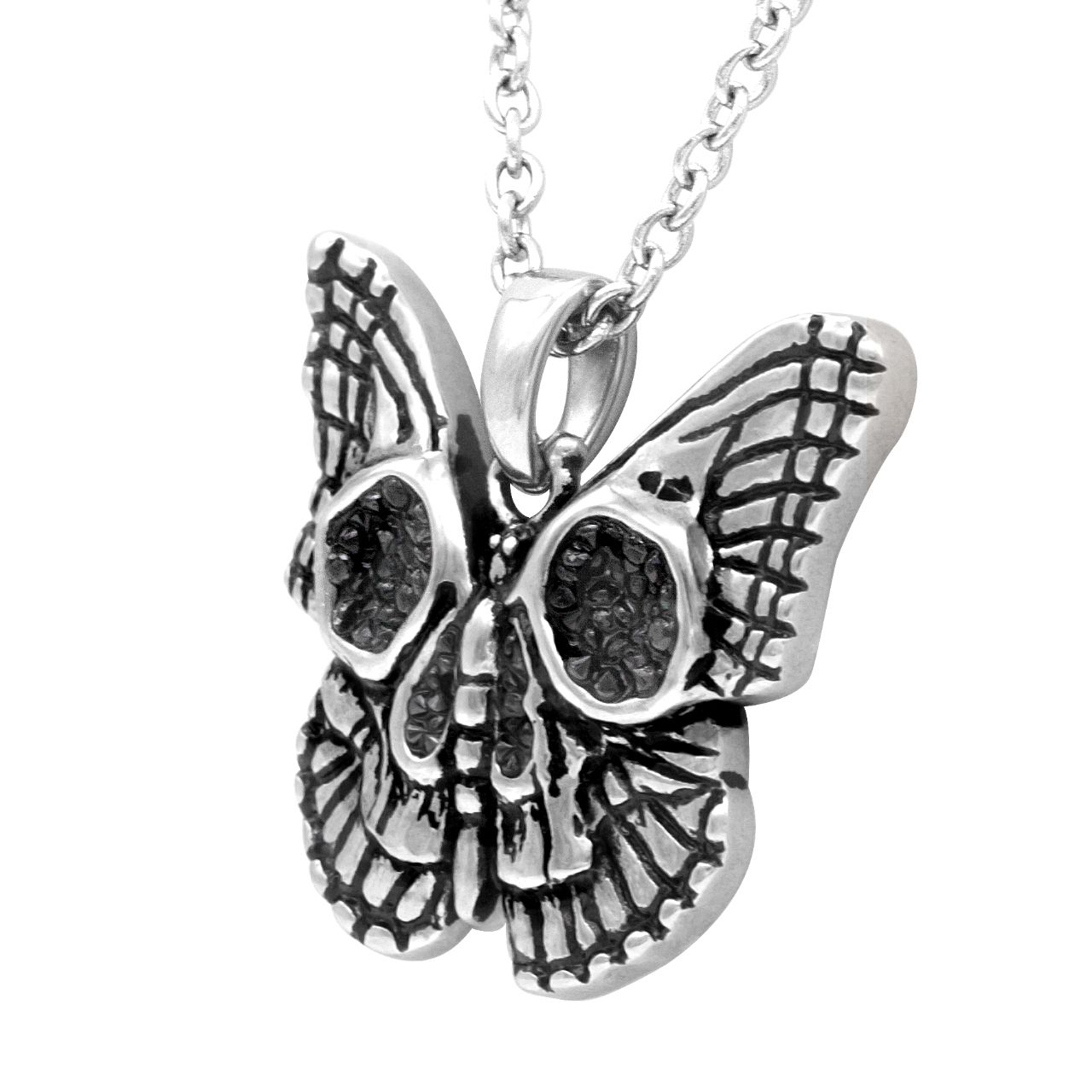 Butterfly Skull Necklace RebelsMarket