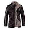 Stand collar pu leather jacket jackets
