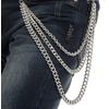 Silver strap belt chain belts and buckles