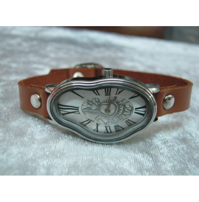 Leather Wrist Watch Leather Bracelet,Melting RebelsMarket