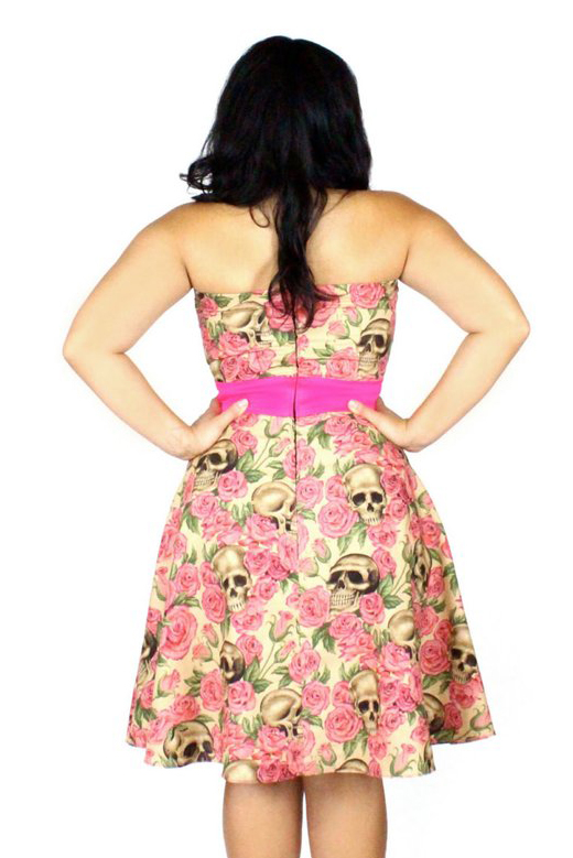 rebelsmarket_strapless_skull_and_roses_dress__dresses_2.jpg
