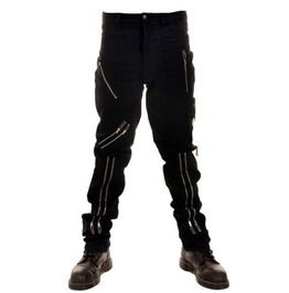 D-Rings Gothic black emo pants 36 X 34