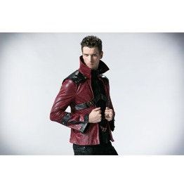 Mens Black Or Red Punk Rave Steampunk Jacket Sizes Up To 3 Xl $9 To Ship Mens Black Or Red Punk Rave Steampunk Jacket Sizes Up To 3 Xl $9 To Ship