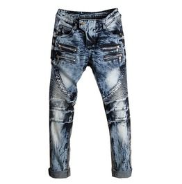 mens black distressed biker jeans