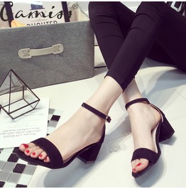 Women's Black Summer Sandals Platform Flat Women's Black Summer Sandals Platform Flat