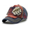 Rebelsmarket studded knuckle skull cotton casual baseball trucker cap hats and caps 9