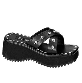 Gothic Skeleton Slip On Sandals Gothic Skeleton Slip On Sandals