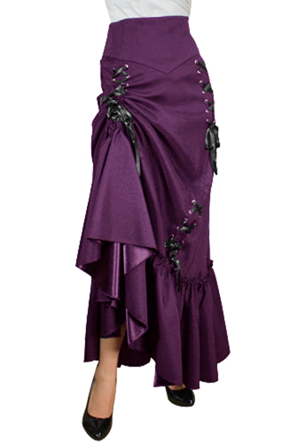rebelsmarket_black_or_red_long_victorian_ruffle_gypsy_skirt_regand_plus_sizes_9_to_ship_skirts_2.jpg