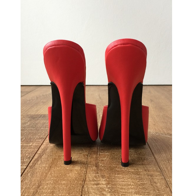 stiletto mule slides