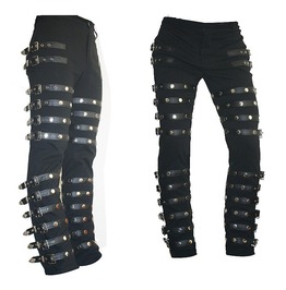 Punk Classic Rivet Pant Michael Jackson Gothic Bad Concert Black Metal Rock Punk Classic Rivet Pant Michael Jackson Gothic Bad Concert Black Metal Rock