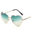 Steampunk Heart Shaped Polarized Mirrored Lens Sunglasses Steampunk Heart Shaped Polarized Mirrored Lens Sunglasses