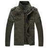 Military Design Air Force Logo Zipper Pocket Cotton Jacket Military Design Air Force Logo Zipper Pocket Cotton Jacket