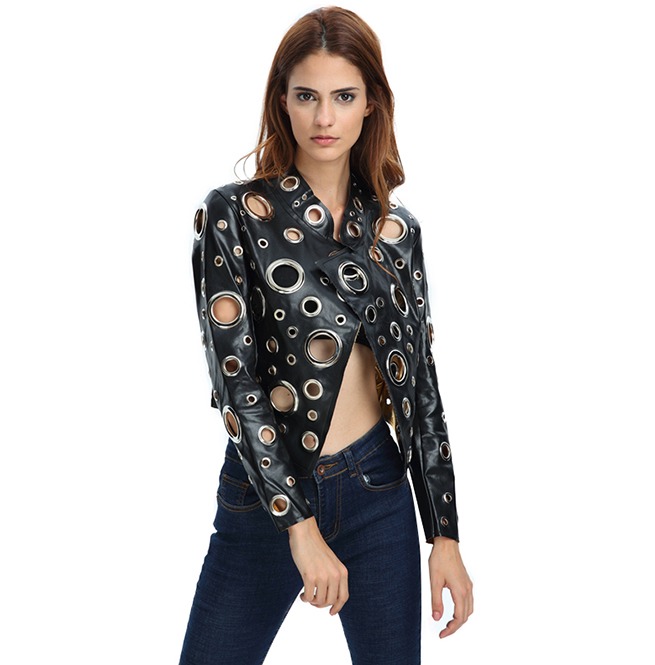 Punk Pin-up Rockabilly Heavy Metal Hollow Out Rivets ... (655 x 665 Pixel)