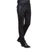 Thinkers clothing gothic black mens palace pattern trousers pants