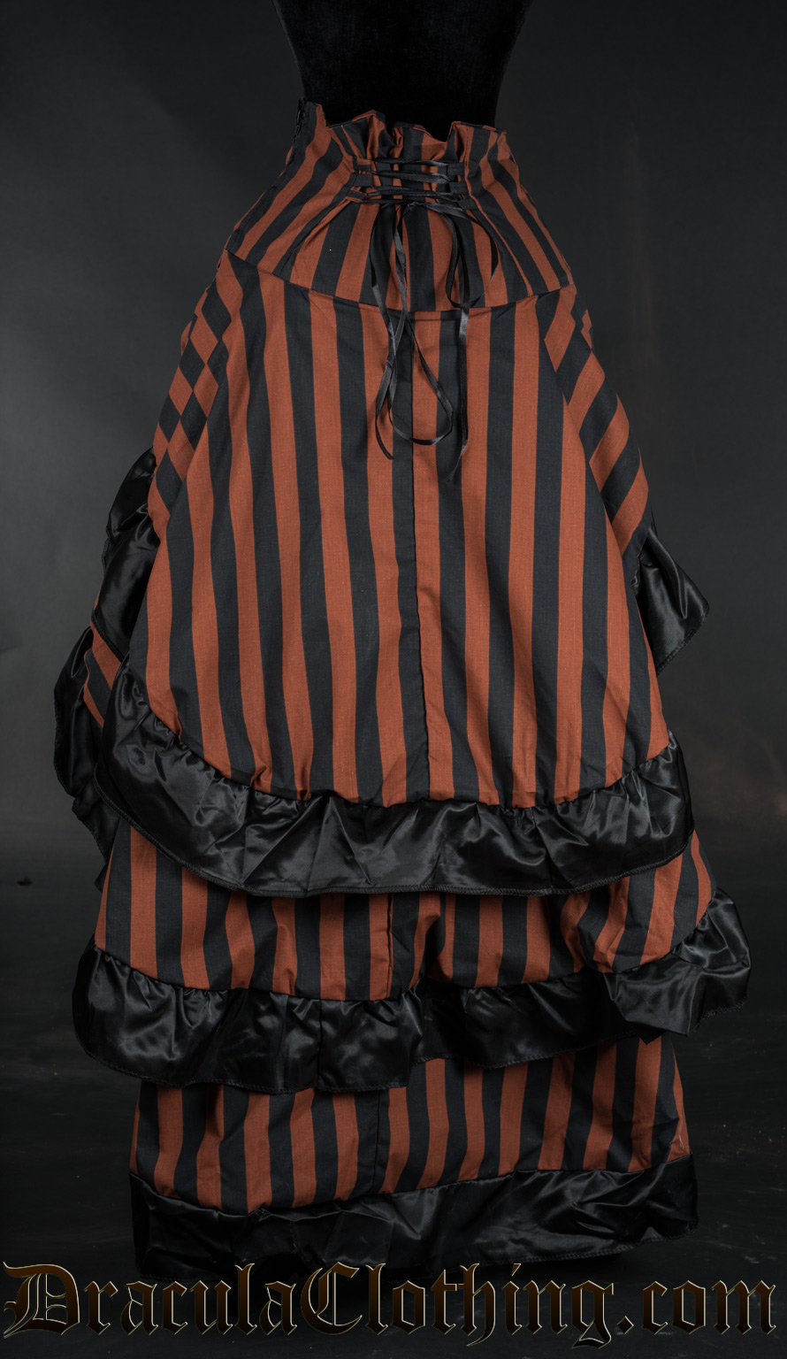 rebelsmarket_brown_black_striped_long_bustle_3_layer_victorian_goth_steampunk_skirt__skirts_6.jpg