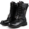 Men's Punk Laced Up Faux Leather Military Combat Boots Men's Punk Laced Up Faux Leather Military Combat Boots