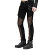 Thinkers clothing gothic coffee mens cowboy trousers with side pocket pants