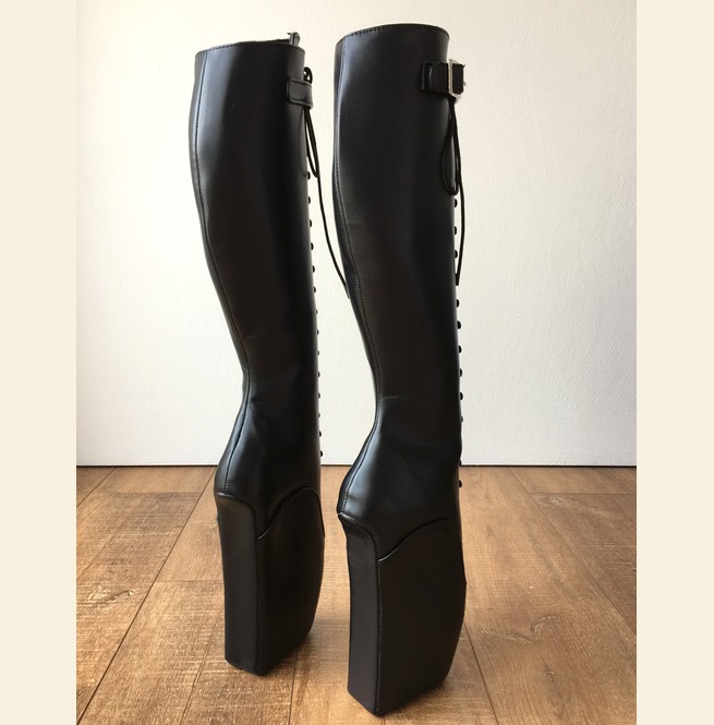 Rtbu Jason Ballet Wedge Laceup Knee 
