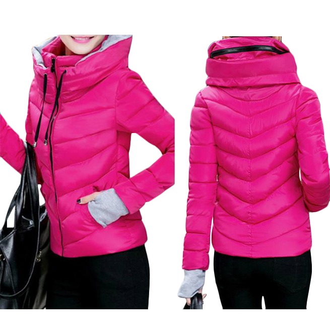 Solid Hooded And No Hood Slim Cotton Padded Winter RebelsMarket