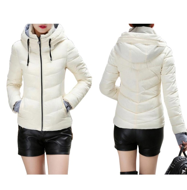 Solid Hooded And No Hood Slim Cotton Padded Winter RebelsMarket