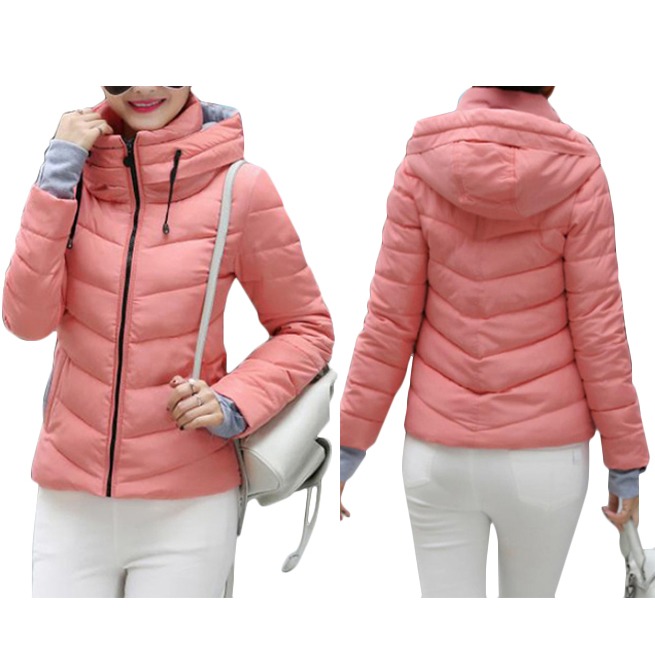 Solid Hooded And No Hood Slim Cotton Padded Winter RebelsMarket