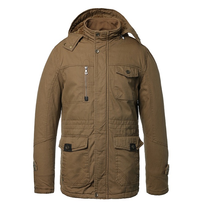 Hooded Cotton Thick Winter Military Jacket Men RebelsMarket