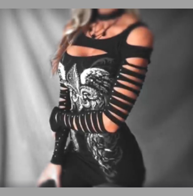 sexy punk dress