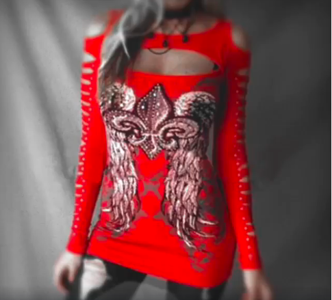 rebelsmarket_sexy_punk_hollow_out_long_sleeve_top_dress_black_red_t_shirts_4.png
