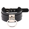 Rebelsmarket leather choker neckwear bondage goth ties and neckwear 2
