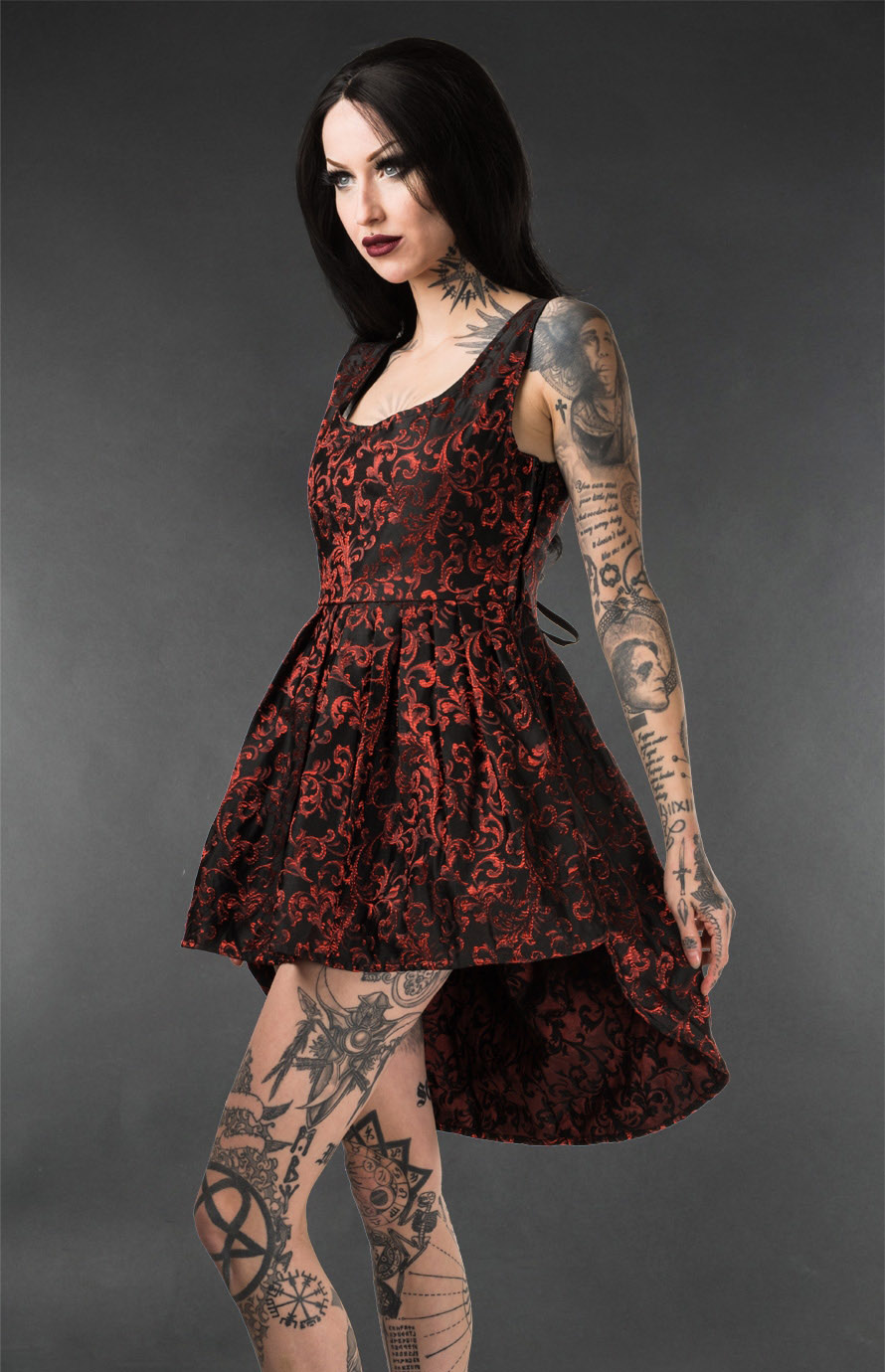 rebelsmarket_black_red_brocade_victorian_gothic_short_front_long_back_mini_dress_dresses_3.jpg